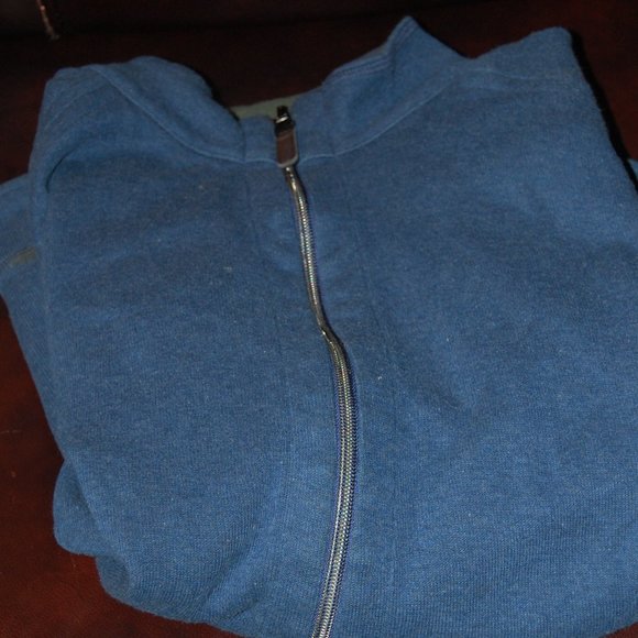 Green/Blue Reversible ZIpper Jacket No Tags - Picture 13 of 13